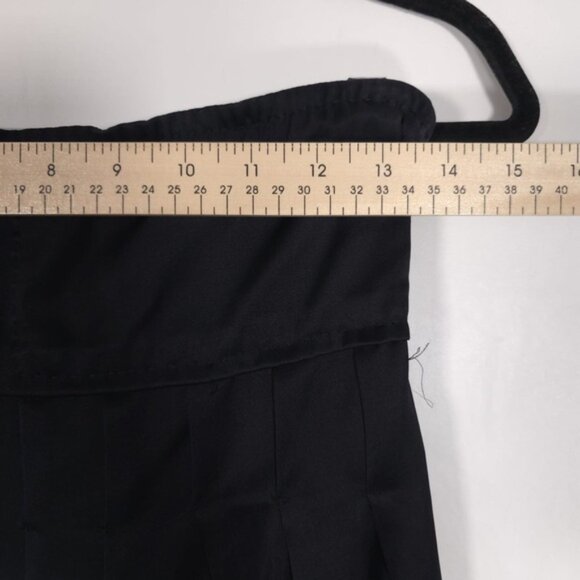 STELLA McCARTNEY ITALY MADE 100% SILK Women Mini Dress Black Strapless Size 40 - Picture 5 of 9